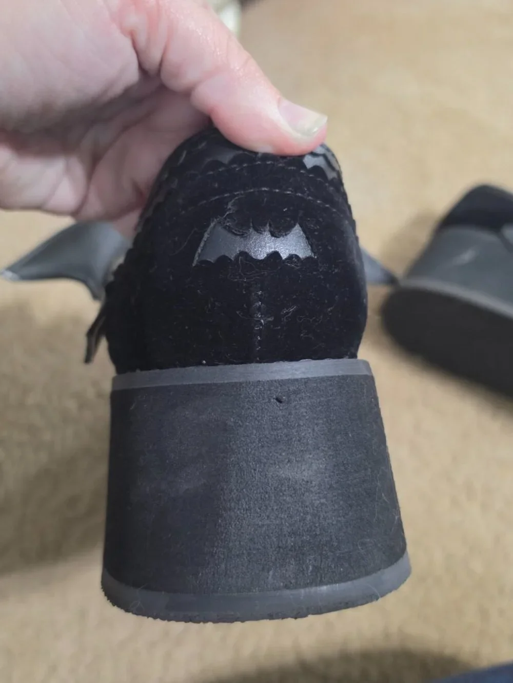 Demonia Bat Platform Mary Janes - Picture 8 of 10